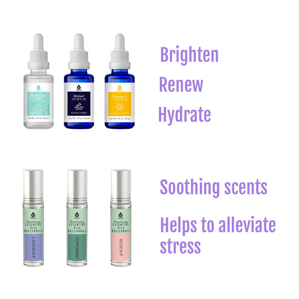 Pursonic Aromatherapy & Anti-Aging Serum Set-1
